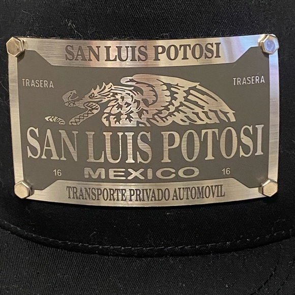 Black San Luis Potosi Trucker Hat Yupoong - Picture 2 of 11